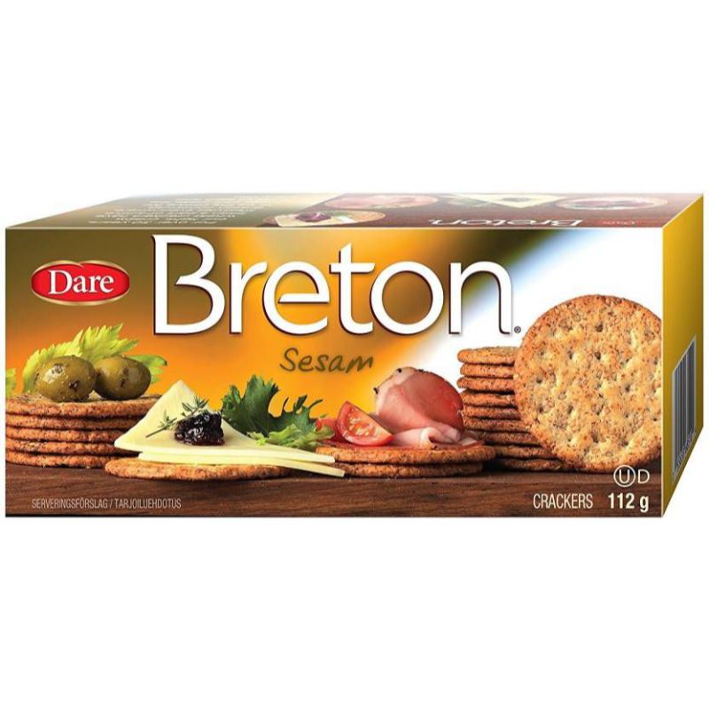 Breton Sesame Crackers 112 gm 1