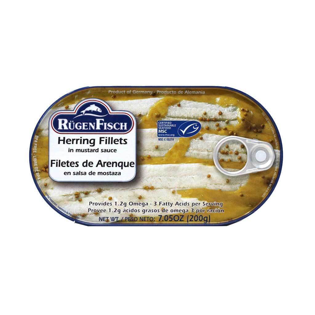 Rugen Fisch Herring Fillets in mustard sauce myPanier  2 1200x1200