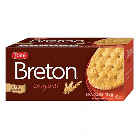 dare breton original crackers 112gm