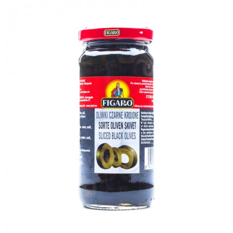 Figaro Black Sliced Olives 240g