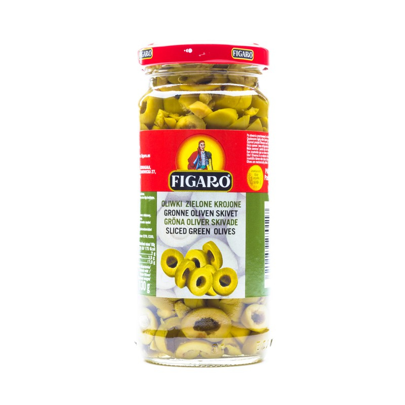Figaro Green Sliced Olives 240g