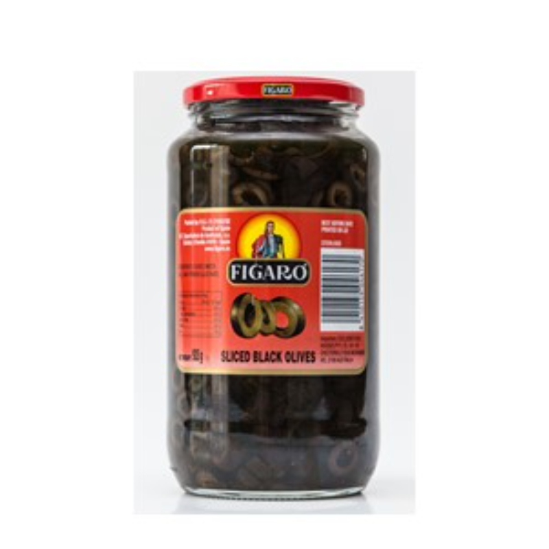 Figaro Olives Black Sliced 935g