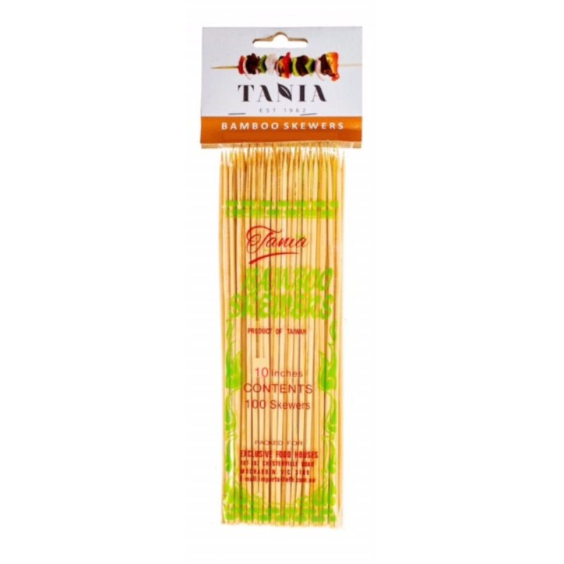 Tania Bamboo Skewers 10 inch
