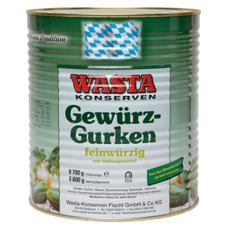 Wasta Gherkins 9.7kg
