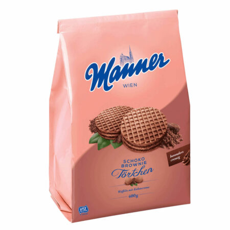 manner wafer tartlets tortchen choco brownie 400 g