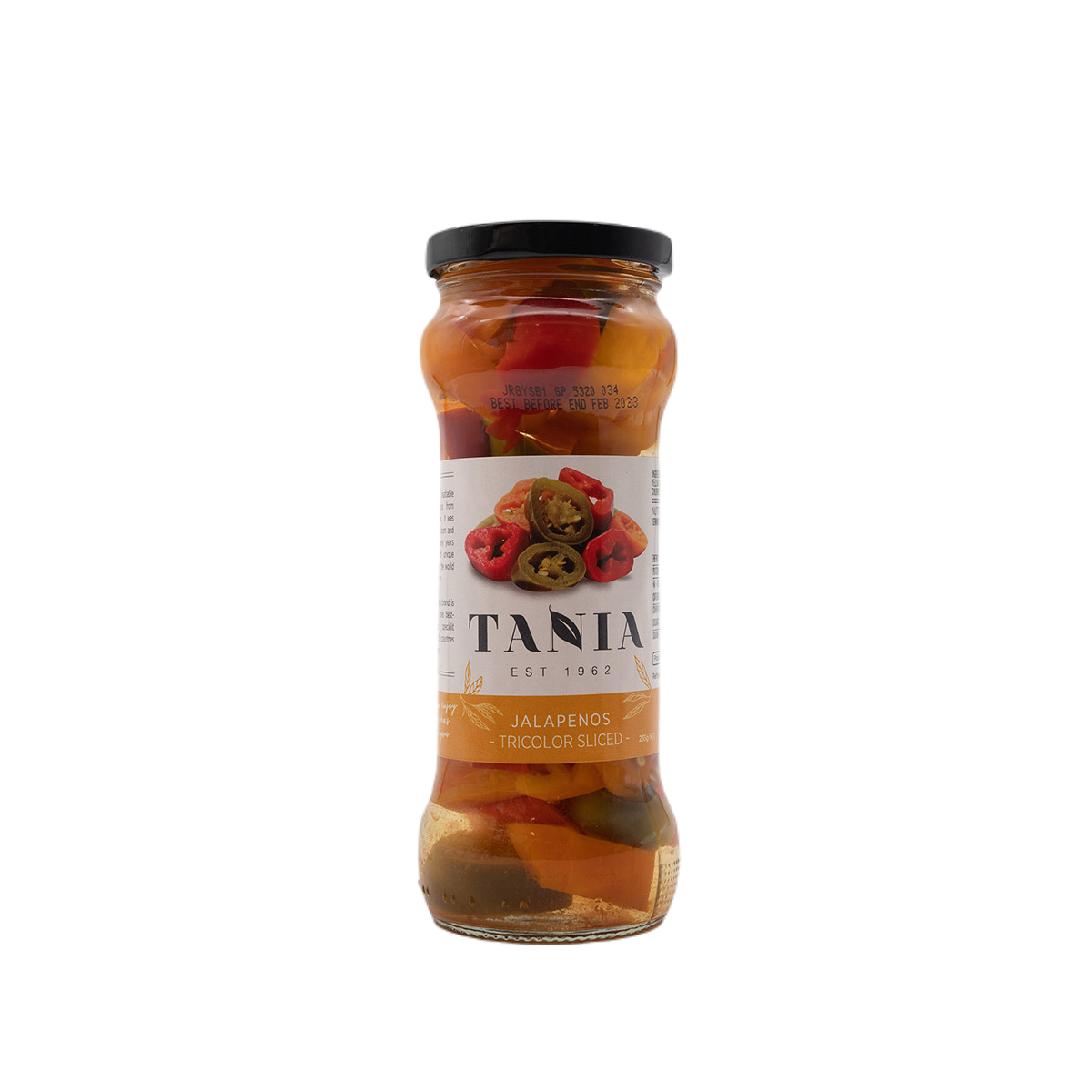 437 TaniaJalapenoSlicedTricolour235g