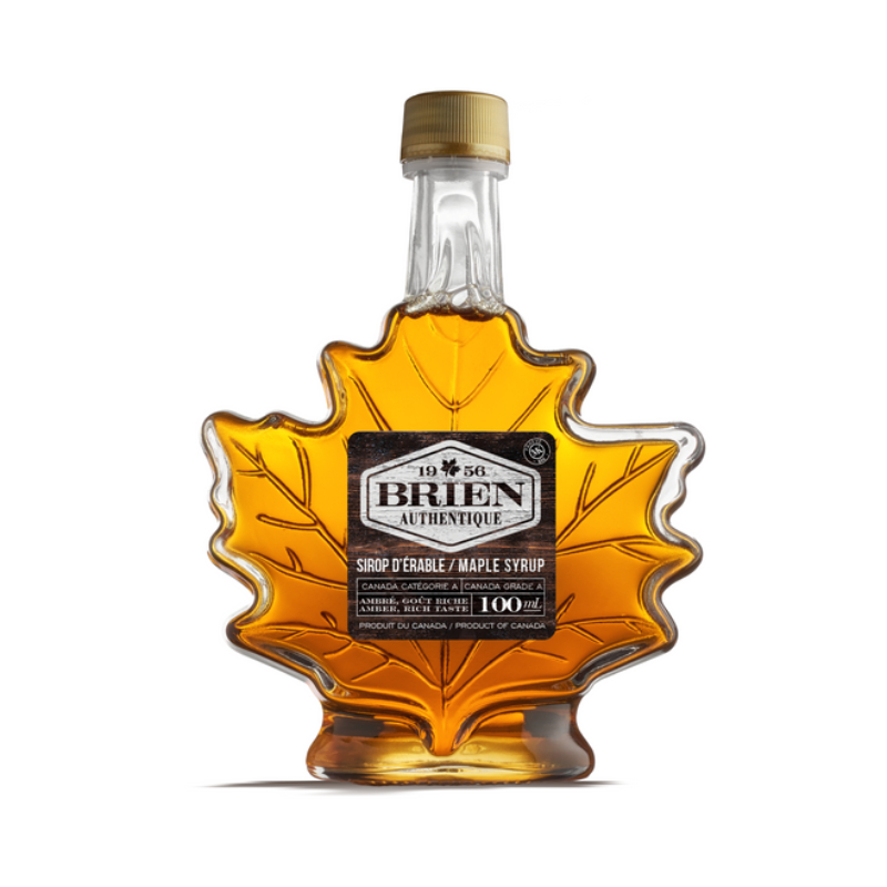 Canadian Pure Maple Syrup – Maple Leaf Bottle – 50ml