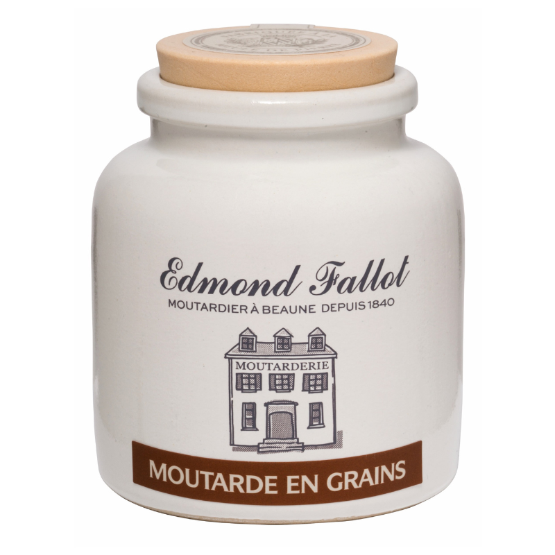 Edmond Fallot Stone Pot Mustard Seeded 250g