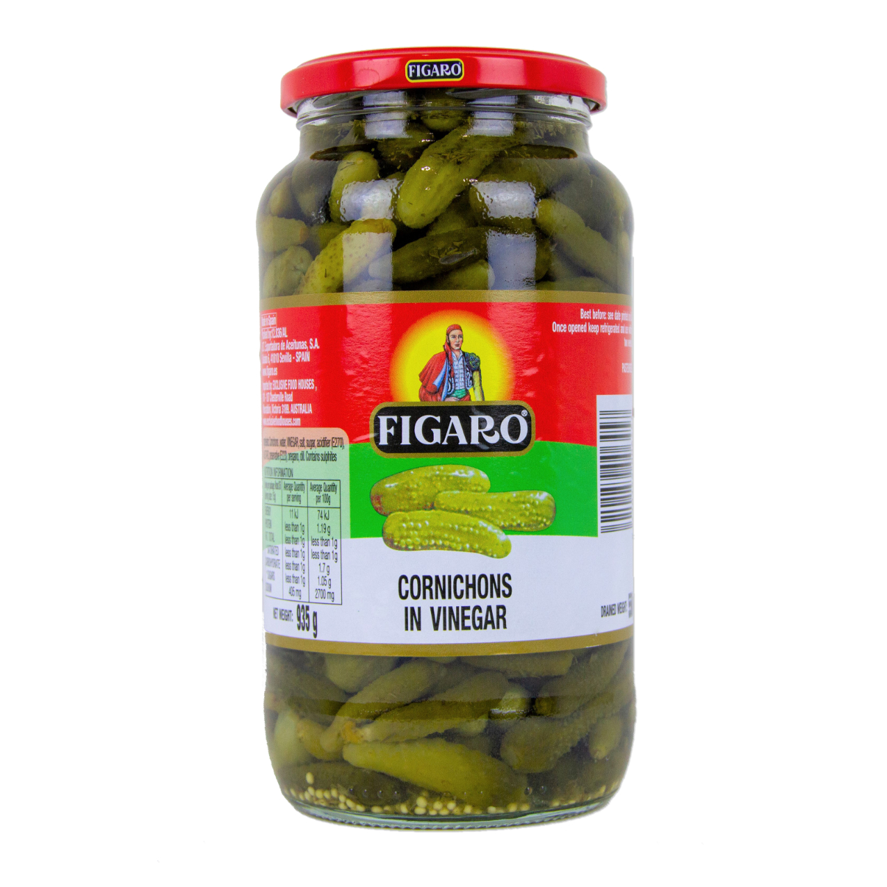Figaro Cornichons – 935g