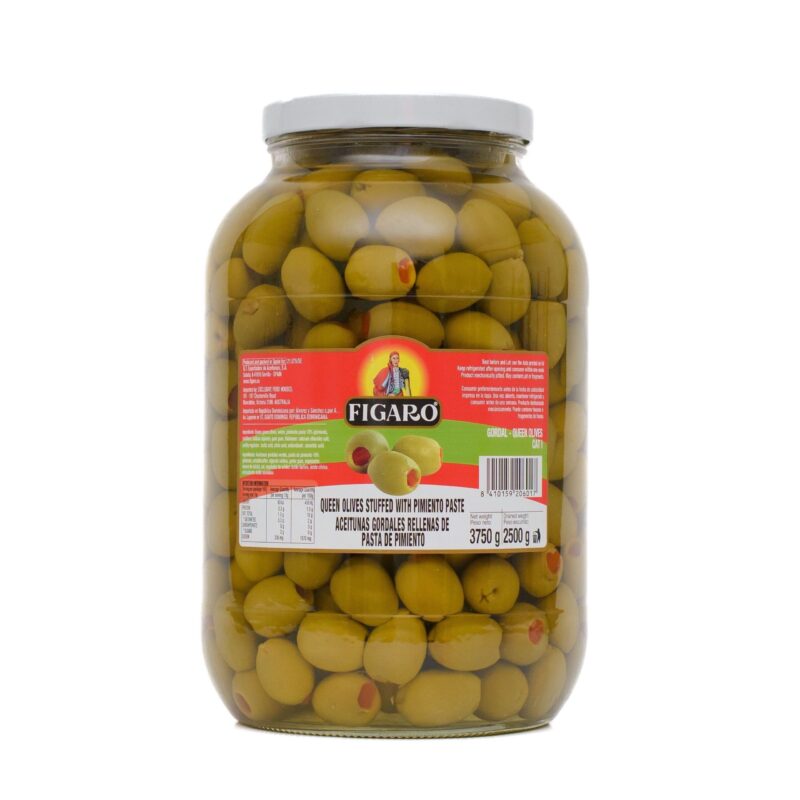 Figaro Queen Stuffed Olives 3750g 2 scaled