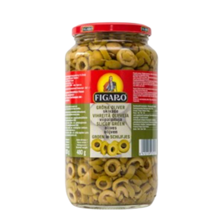 Figaro Olives Green Sliced 935g 62037 removebg preview