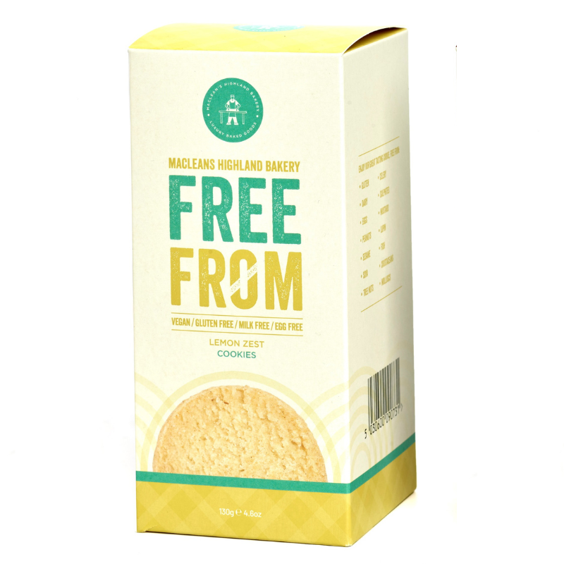 Maclean's 'FREE FROM' Lemon Zest Cookies 130g