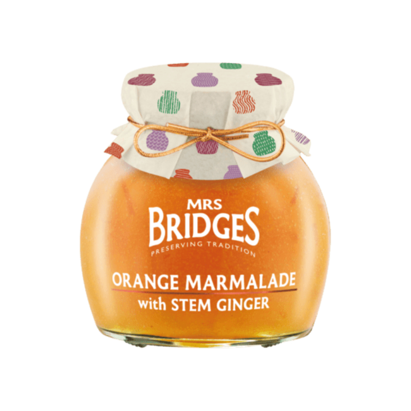 Mrs Bridges Orange Marmalade w Stem Ginger – 340g