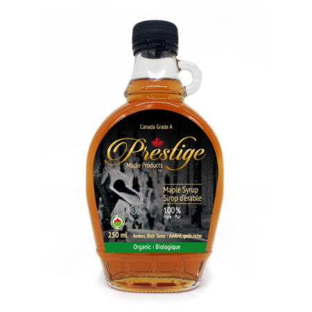 Prestige Organic Maple Syrup – 250ml 1