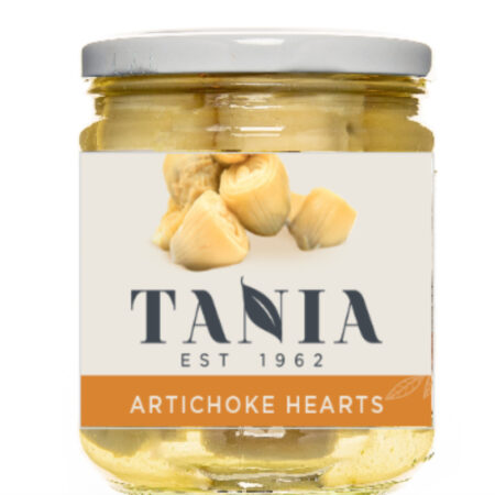 Tania Artichoke Hearts – Jar – 410g