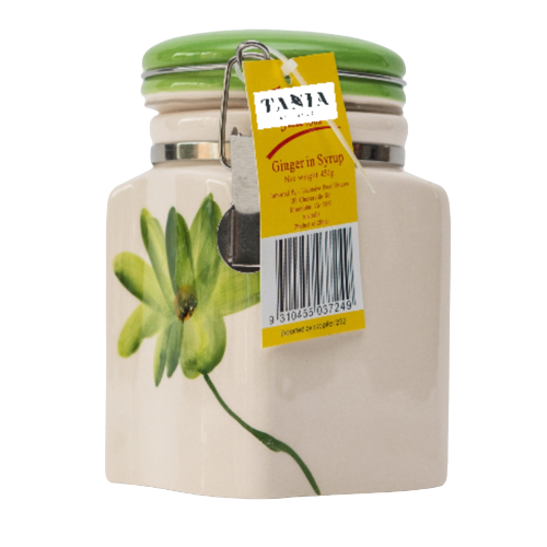 Tania Stem Ginger in Syrup China Crock 450g