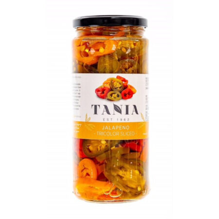 Tania Tricolor Sliced Jalapenos 450g 97062 1