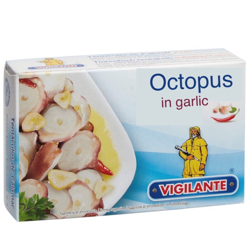 Vigilante Octopus in Garlic 115g