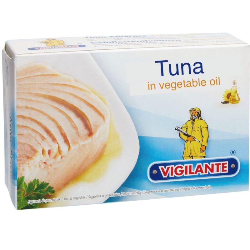 Vigilante Tuna Atun claro en aceite vegetal OL240 Europa