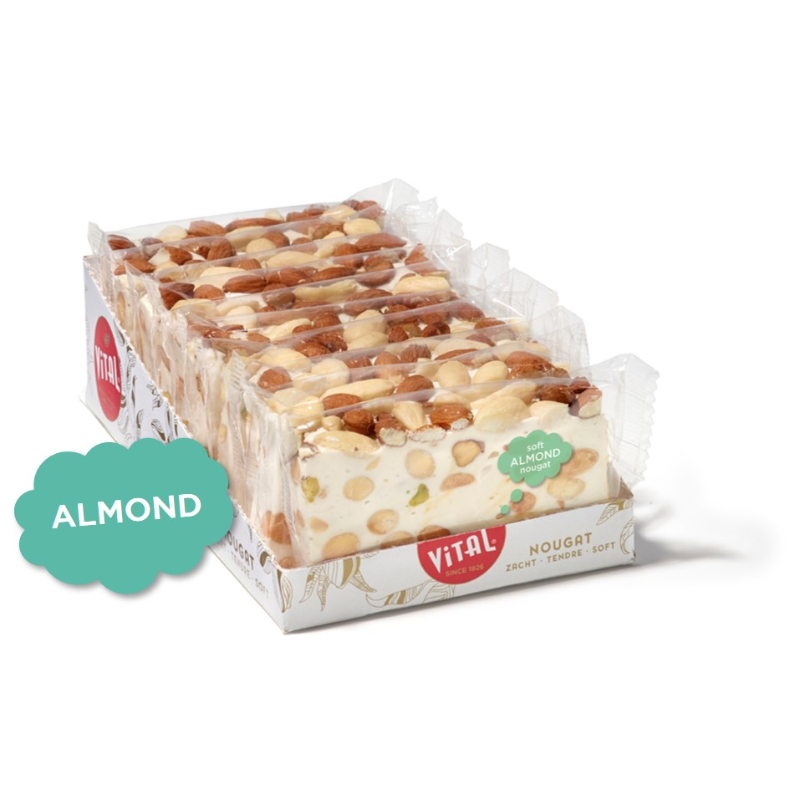 Vital Nougat Slice of Heaven Almond Vanilla – 100g