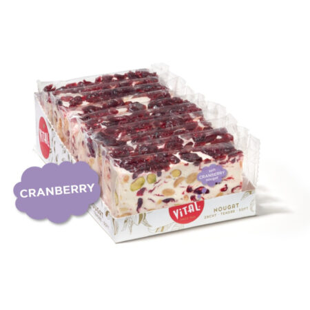 Vital Nougat Slice of Heaven Cranberry – 100g 1
