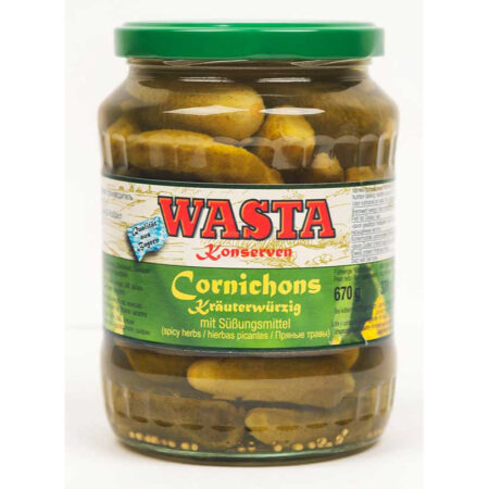 Wasta Cornichons 670g