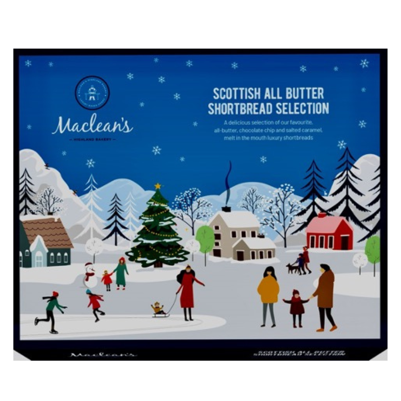 Maclean's Xmas All Butter Shortbread Selection 400g