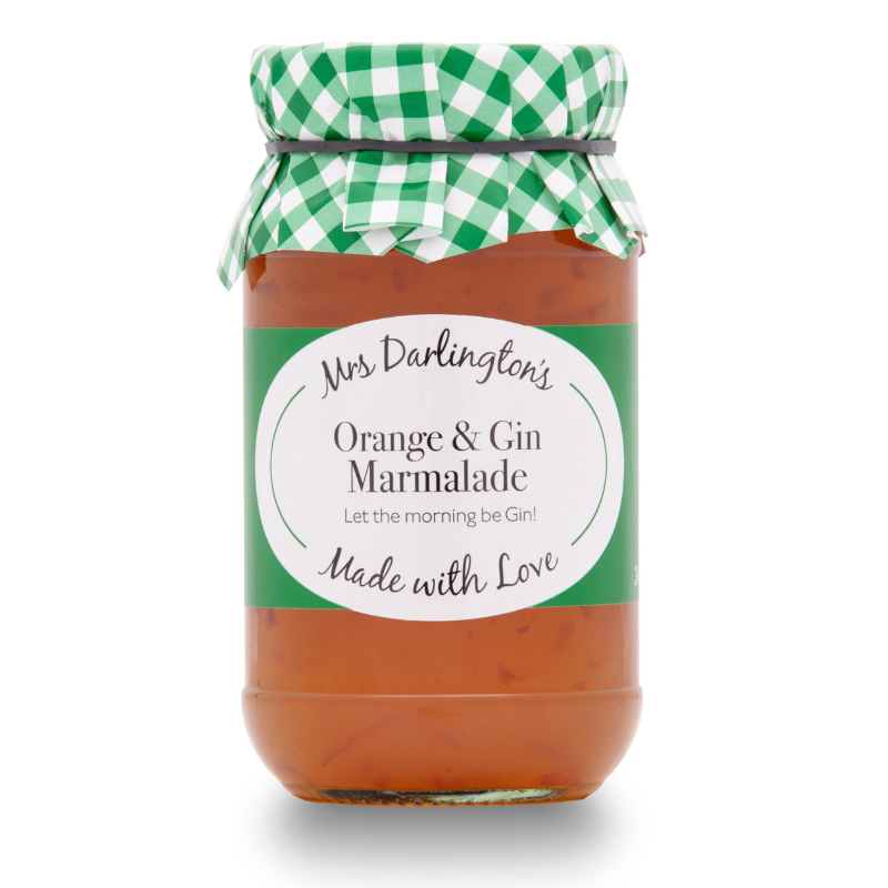 Mrs Darlington's Orange Marmalade w Gin 340g