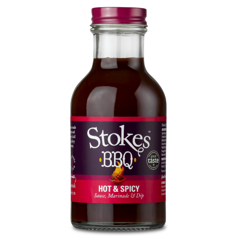 Stoke's Hot & Spicy BBQ Sauce 315g