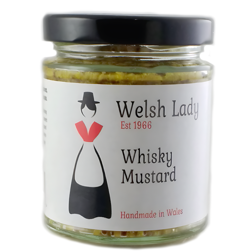 Welsh Lady Whisky Mustard (Coarsegrain) 170g