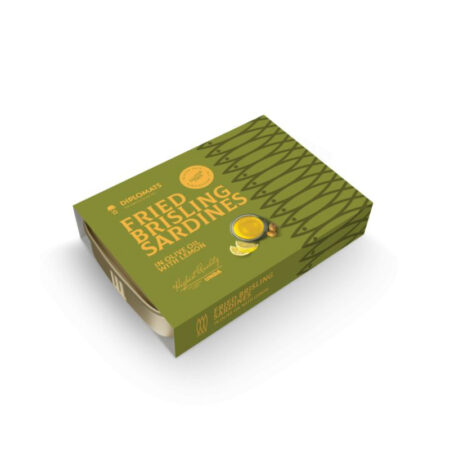 Fried Brisling Sardines In Olive Oil with Lemon