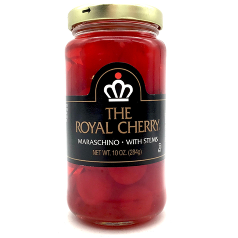 The Royal Cherry Red Maraschino Cherries w Stem