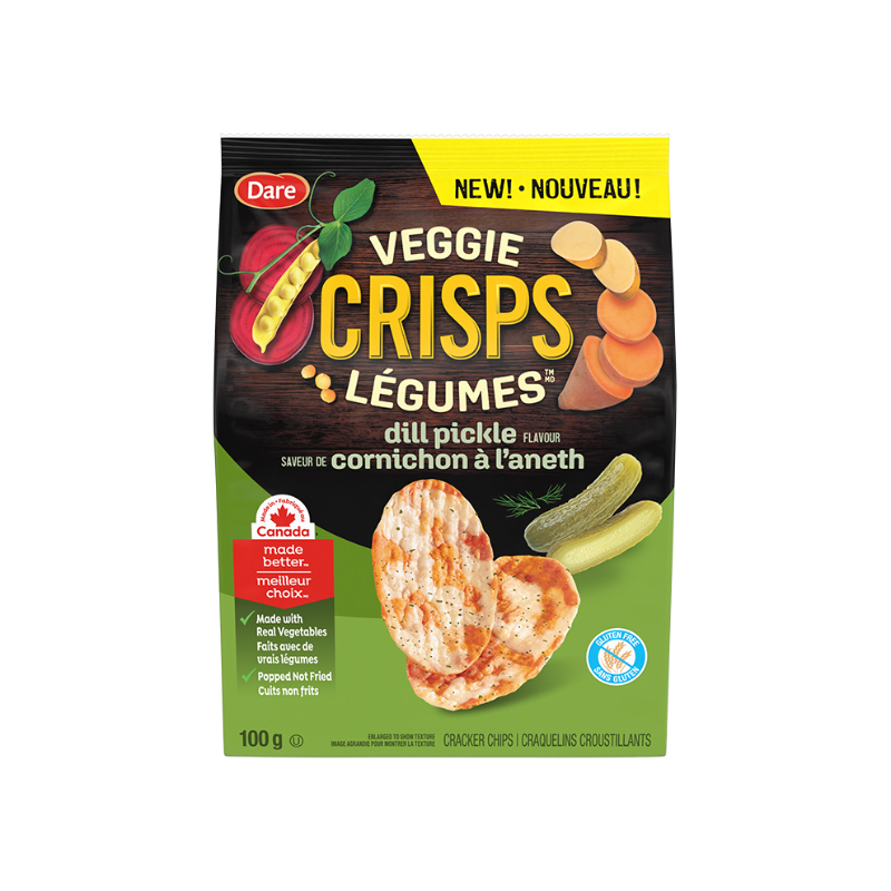 Dare Veggie Crisps Dill Pickle